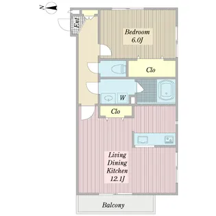 コルメーナII【2階】の間取り