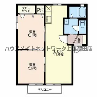 ピースフルT【2階】の間取り