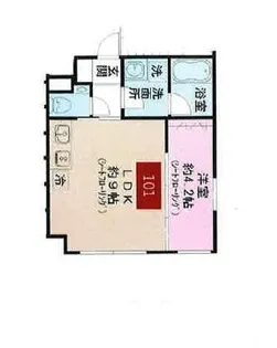 CASA PIAZZA 目黒大岡山【3階】の間取り