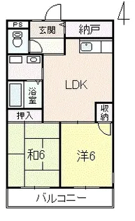 シャトーニッコー【3階】の間取り