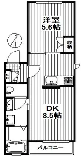 コリーヌ太子堂【3階】の間取り