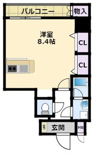 ブランTAT西宮江上町【2階】の間取り