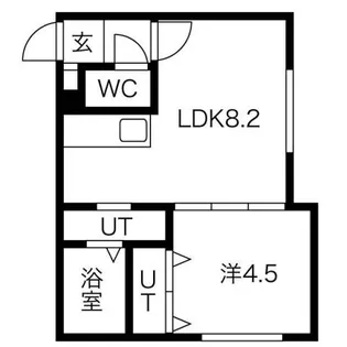 リヴィエールS10【4階】の間取り