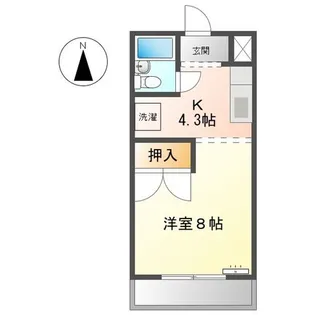 レジデンス犬山【1階】の間取り