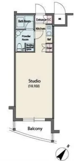MFPR代々木タワー【3階】の間取り