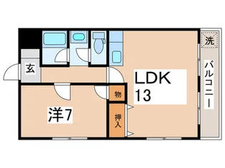 オークグレイス石切【1階】の間取り
