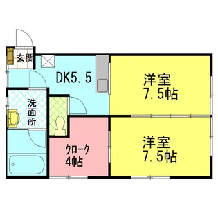 NOOK M-8【2階】の間取り