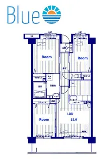 コーポレート東戸塚【2階】の間取り