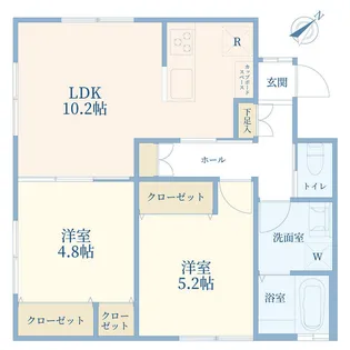 ユービ10【2階】の間取り