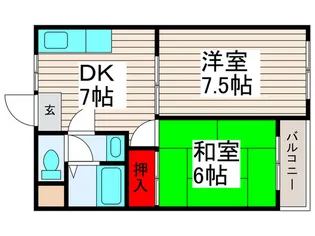 T&P パークサイド【3階】の間取り