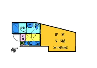 アミューズ南長崎B棟【2階】の間取り