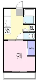 メゾンジュネスA【2階】の間取り