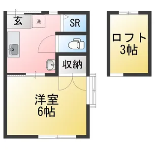 アライハイツ【2階】の間取り