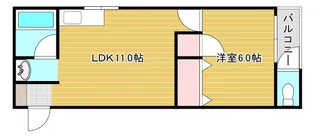 ターフィーズフラット菱屋西【1階】の間取り