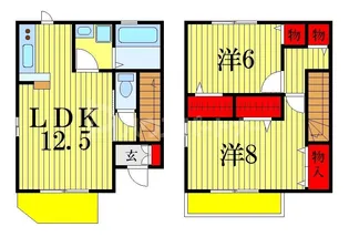 ホーリー稲荷木Aの間取り