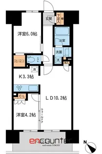 BLESS宮崎台【14階】の間取り