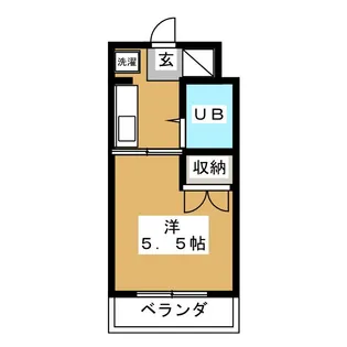 モンシャトー松戸II【1階】の間取り