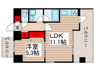 スカイコートパレス押上【4階】の間取り