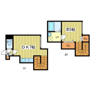 フォンテーヌ新道東の間取り