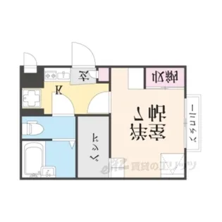 レオパレス三条東山【2階】の間取り