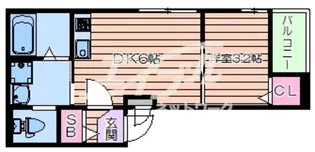 ルミエールシャルム江坂【2階】の間取り