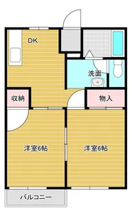 ハイツサングリーン【2階】の間取り