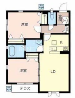 松録荘【1階】の間取り