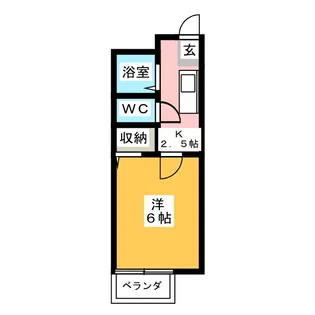 いづみコーポ【2階】の間取り