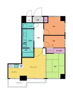 フローレンスパレス元代々木【3階】の間取り