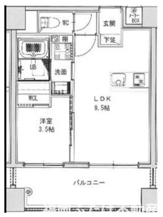 zip kenchomae【5階】の間取り