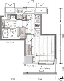 MAXIV南砂町【2階】の間取り