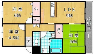 ロイヤルオクムラ【3階】の間取り