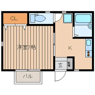 BELK KISS【1階】の間取り