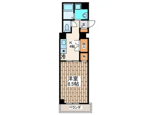 アインズ南船場【11階】の間取り