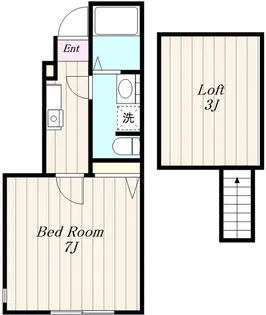 クラウンハウス【1階】の間取り