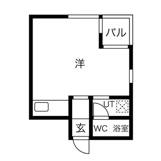 レバンガ桜川アパートメント【2階】の間取り