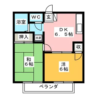 ワンブリッジ3・21【2階】の間取り