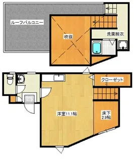 MAISONETIC park Place【2階】の間取り