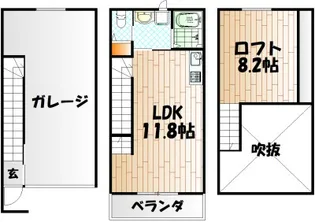 ガレッシア385の間取り