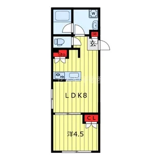 Ms LABEL西日暮里【1階】の間取り