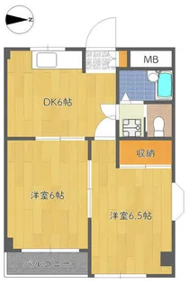 ポインセチア吉岡【3階】の間取り