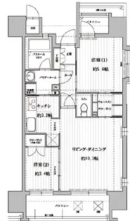 アクタス博多アネックス【8階】の間取り