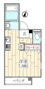 ラ・グロワール【2階】の間取り