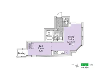EXAM用賀【4階】の間取り