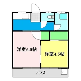 メゾン・ド・プランドール【1階】の間取り