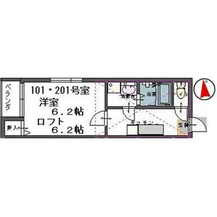 プルメリープル【2階】の間取り