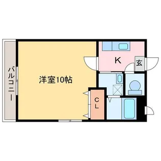 マリベール土橋【2階】の間取り