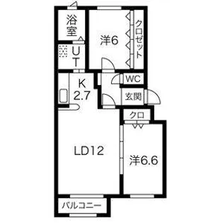 カレラ山鼻【3階】の間取り