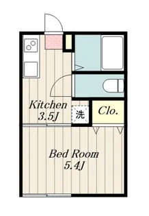 Garden Village B【1階】の間取り