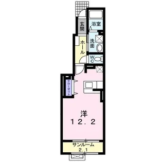 オービットA【1階】の間取り